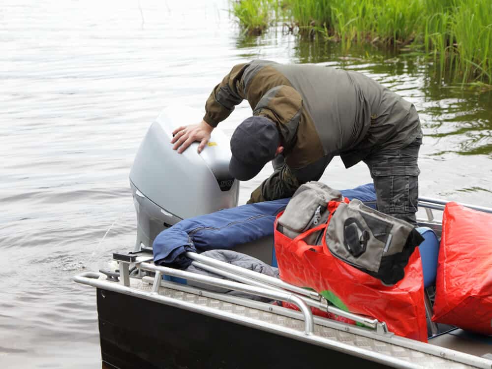 buitenboordmotor start niet